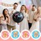 100 Pcs Bear Baby Shower Gender Reveal Buttons Team Pink Blue Gender Reveal Button Pins Watercolor Baby Shower Badges Pins for Party Game Supplies, 1.5 Inches